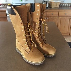 Girls size tall timberland boots